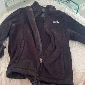 Black zip up north face